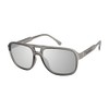 Bearpaw Men's Plastic Aviator Eco-Friendly Sunglass with Raise Logo Detail,