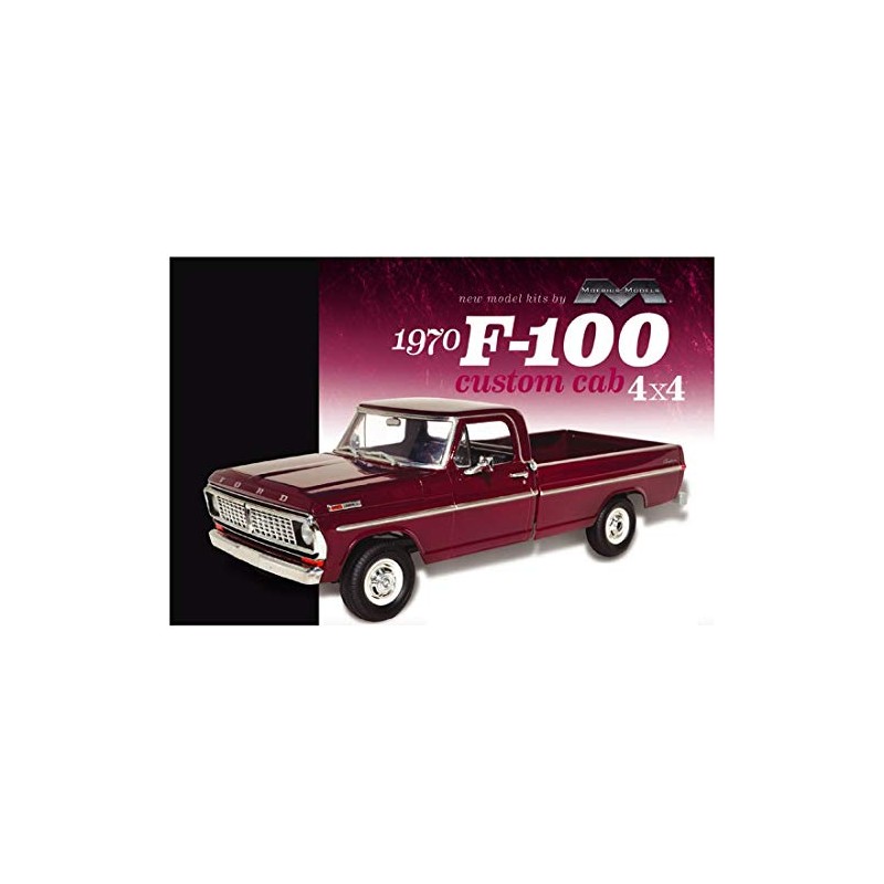 1970 F-100 Custom Cab 4x4 1:25 Scale Model Kit