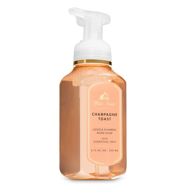 Bath and Body Works CHAMPAGNE TOAST Gentle Foaming Hand Soap 8.75 Fluid Ounce, 2019 Limited Edition