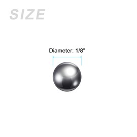METALLIXITY Precision Balls G25 1/8" 100pcs, 440C Stainless Steel Bearing Balls Beads - for Industry Kit, Machinery, Automotive, and DIY