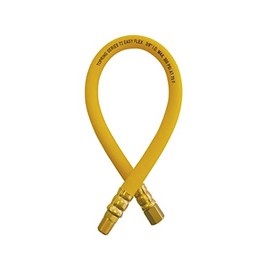 TOPRING 62.523 EASYFLEX Snubber Air Hose Whip, Premium Technopolymer Hose, 1/4(I.D.) x 18" x 1/4(F)(M) NPT, Brass Fittings, Max. 300 PSI, Series 62