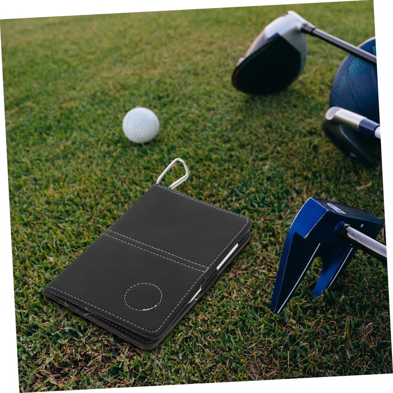 Kisangel 3 Pcs Golf Scorebook Holder Golf Scorecard Protector Stylish