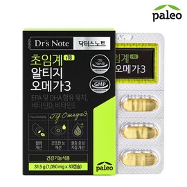 Paleo Doctor's Note Supercritical RTG Omega-3 (1,050mg x 30 capsules) x 1 pack / 팔레오 닥터스노트 초임계 알티지 오메가3 (1,050mg x 30캡슐) x 1개