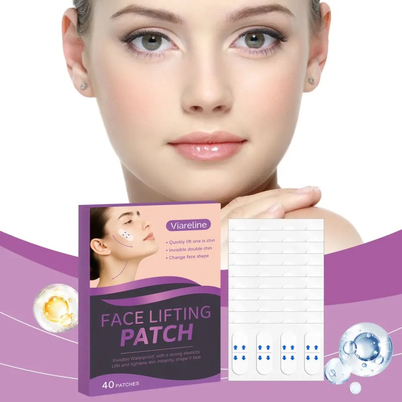 Parches De Estiramiento Facial Viareline Para Mentón En Form