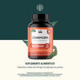Cordyceps Mushrooms Life 360+ 90 Cápsulas Hongo Cordyceps
