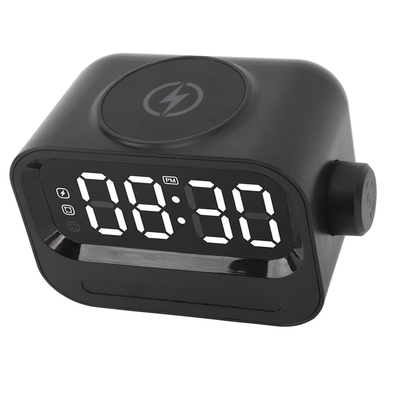 3 in 1 Digital Alarm Clock LED Display 15W 2