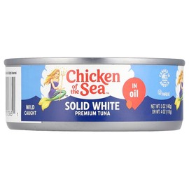 Chicken of the Sea Solid White Premium Tuna in Oil, 5 oz (142 g)