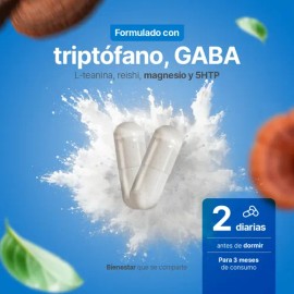 Night Blend Con 180 Cápsulas Suplemento Para Dormir Y Relajación Con Magnesio, Triptófano, 5-htp Y L-teanina | Apoyo Al Descanso Nocturno Y Bienestar | B Life