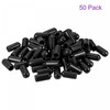 sourcing map 50 Pack 1/4"(6mm) ID Black Screw Thread Protectors