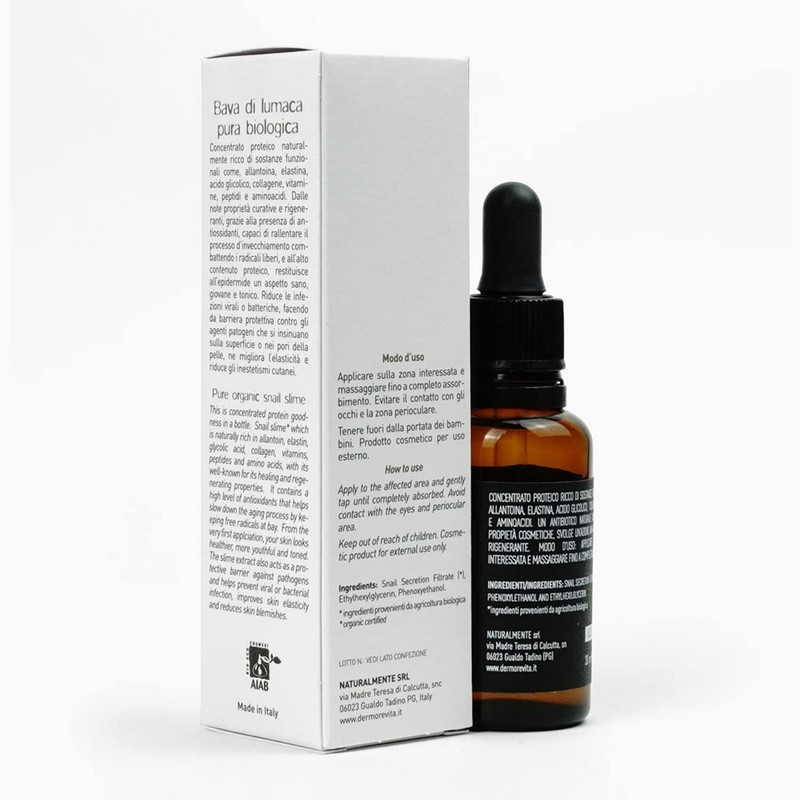 Organic Snail - 99% Made in Italy - Organic, AIAB,