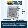 Ping Pong Table Cover 600D Heavy Duty Waterproof for Outdoor