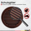 Steinberg14 Braun Ventilation Grille 125 mm - Plastic Exhaust Grille