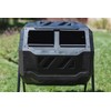 MaxWorks 50891 Compost Tumbler Bin Composter Dual Chamber 42 Gallon,