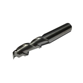 CNC QUALITÄT Solid Carbide End Mill Diameter 1 to 12 mm - Carbide Cutter for Machining in Aluminium - Groove Cutter with 2 Blades - 1 mm