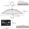 8" Mini Rain Cover for Bird Feeder/House - Clear Small