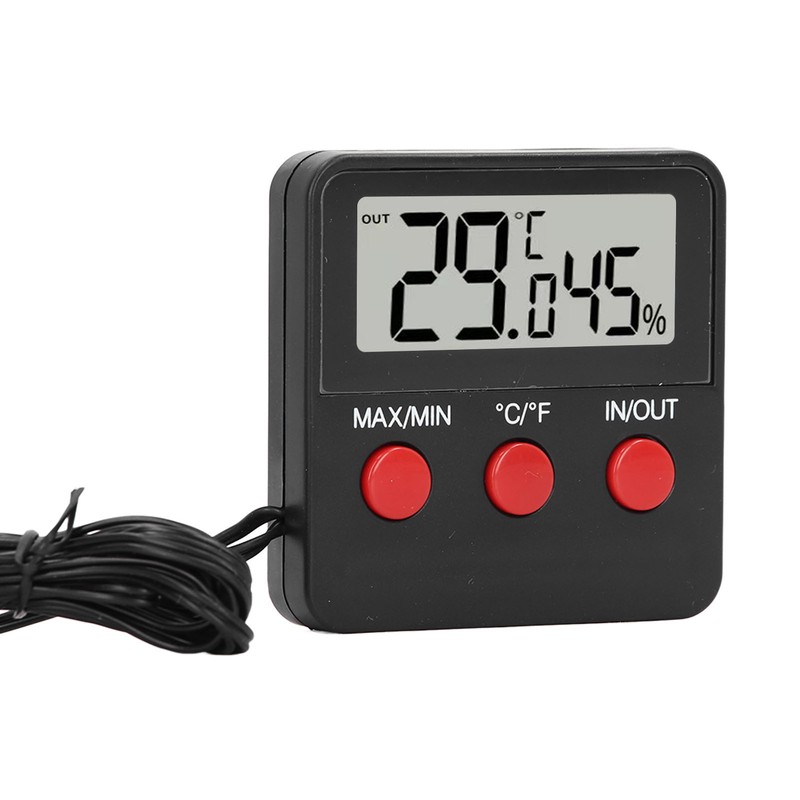 Mini Temperature and Humidity Meter with 2 Probes Digital Hygrometer