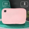 Electric Heated Hand Warmer Soft Cotton Velvet 3 Gears Temperature