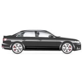 Finest Folia Racing Stripes Racing Stripes 5 m x 15 cm and 10 m x 5 cm Rally Stripes Viper Strips for Vehicles Car Accessories Tuning Strips for Bonnet Roof Rear (Black Gloss)