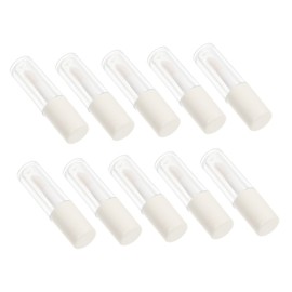 Healeved 10pcs Empty Lip Gloss Tube Squeeze Bottles for Diy Cosmetics Toiletries