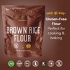 PuroRaw Brown Rice Flour, 2lb, Premium Brown Rice Flour Gluten
