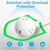 Portable Power Strip Outlet Extender,6-in-1 Charging Station,Wall Plug Extender with