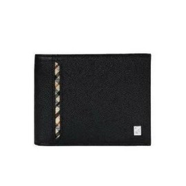 Daks (신세계강남점)DBWA2E905BK 블랙 오션엠보 사선체크라인 반지갑 (DBW A2E905BK) Black Ocean Embossed Diagonal Check Line Wallet