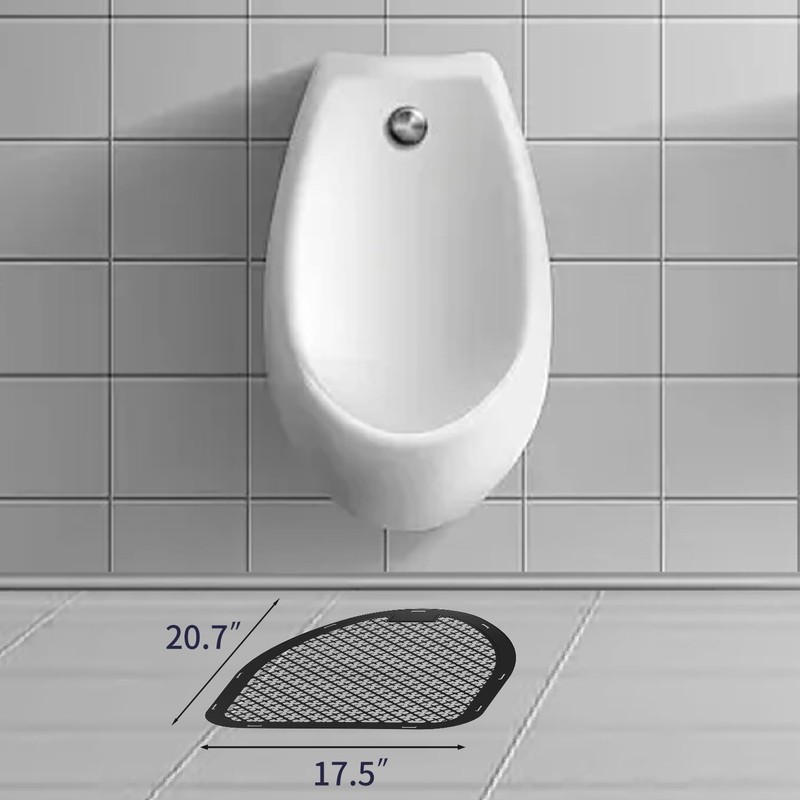TheMadFox Commerical Urinal Mats 6 Pack, Water Absorption Deodorization Urinal