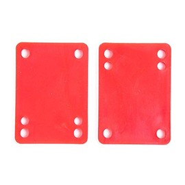 Venom Skateboards Truck Risers - 1/8" - Red