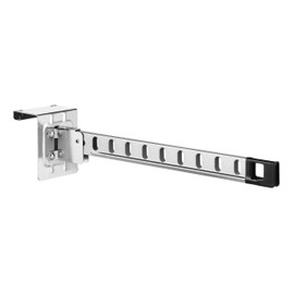 Whitmor Over The Door Hanger Holder, 1 Count (Pack of 1), Silver