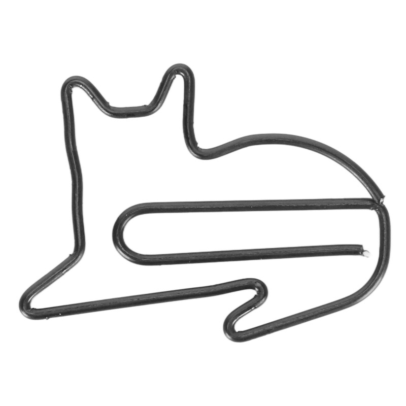 100 Pcs Cute Paper Clips Animal Shaped Fun Bookmark Document