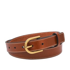 Fossil womens D-link BeltBelt, Medium Brown, X-Large