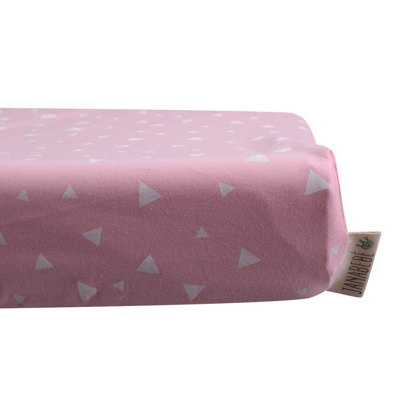 JYOKO Kids Cover for Changing Mat (Pink Sparkles, 80 x