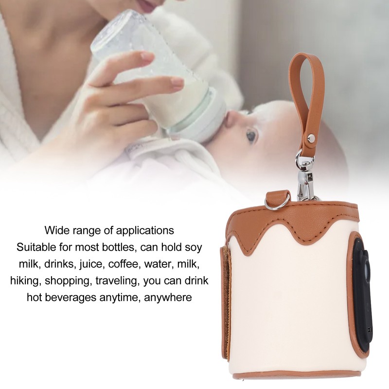 Baby Bottle Warmer USB Powered 26 Gears Temperature Adjustable Portable