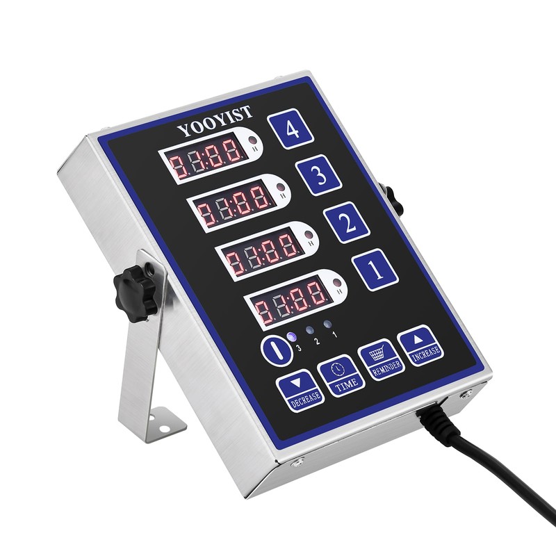 YOOYIST Kitchen Timers for Cooking – 4 Channel Commercial Kitchen