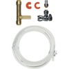 SharkBite Ice Maker Connection Kit, Push to Connect Brass Plumbing