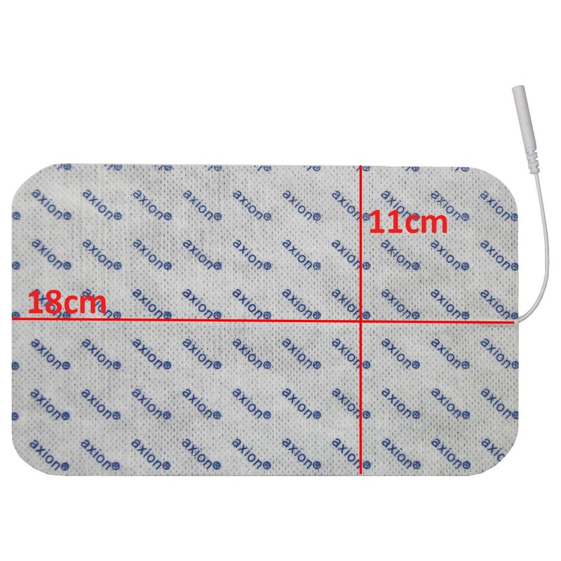 Big Electrodes 2mm jack connection - 180x110mm - Compatible to