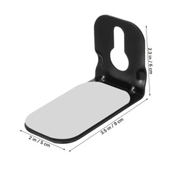 CAXUSD 1Pair Soundbar Wall Mount Bracket Secure Non Slip Holder for Wall Mounted Speakers Construction Profile for Discreet Audio Setup