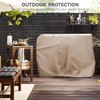 Wnanan Outdoor Dining Cart Cover - Heavy Duty Waterproof Cover