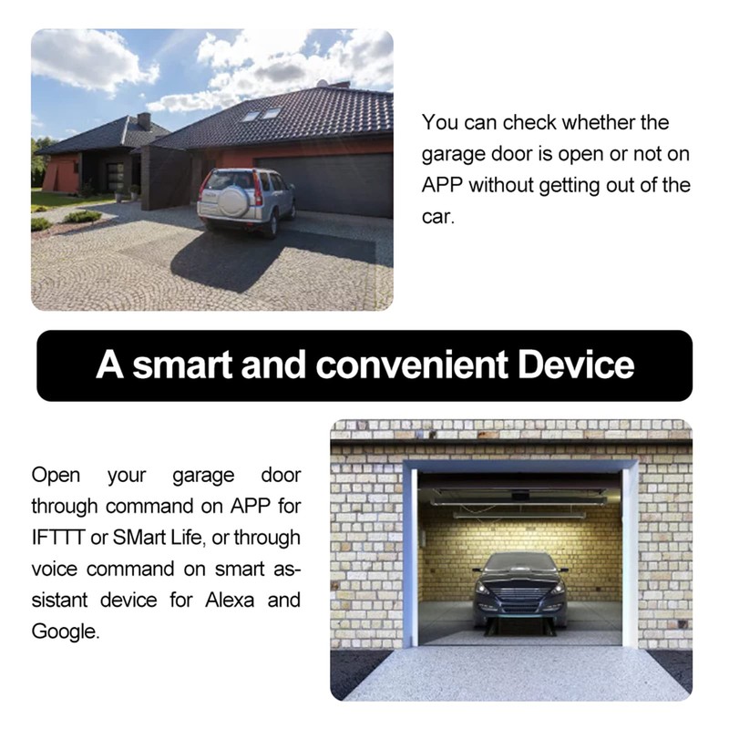 Garage Door Controller Smart WiFi Remote Compatible Abridor de puerta