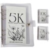 Noxozoqm 12-Month Envelopes Money Saving Challenge Binder, Budget Binder With