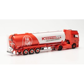 herpa 314268 Man Man TGX GX Individual Silo Saddle Train Knossalla in Miniature for Crafts Collecting and as a Gift, Multi-Coloured