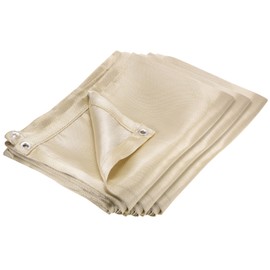 HARFINGTON 3pcs Welding Blanket Fireproof 8ftx6ft 1022 Fahrenheit Working Temp Fiberglass Fire Retardant Blankets for Heat Insulation, Welding Soldering Heat Shield