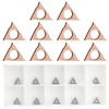AMTOVL 10PCS Triangle Cutter Heads R Angle for Pneumatic Chamfering
