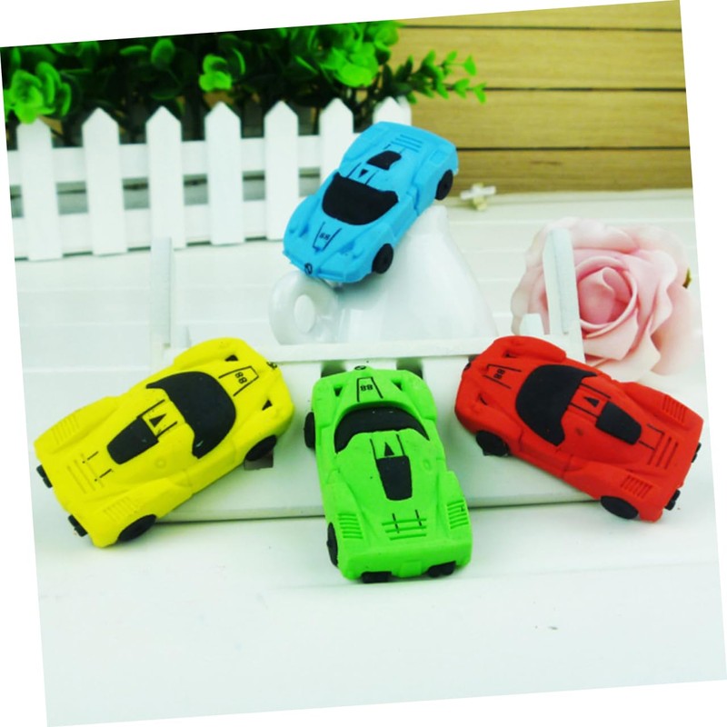 Alasum 8 Pcs Removable Eraser Novelty Eraser Car Eraser