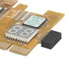 Desktop Diagnostic Card PCI PCIE 2LPC 4in1 Analyzer Motherboard 2Bit