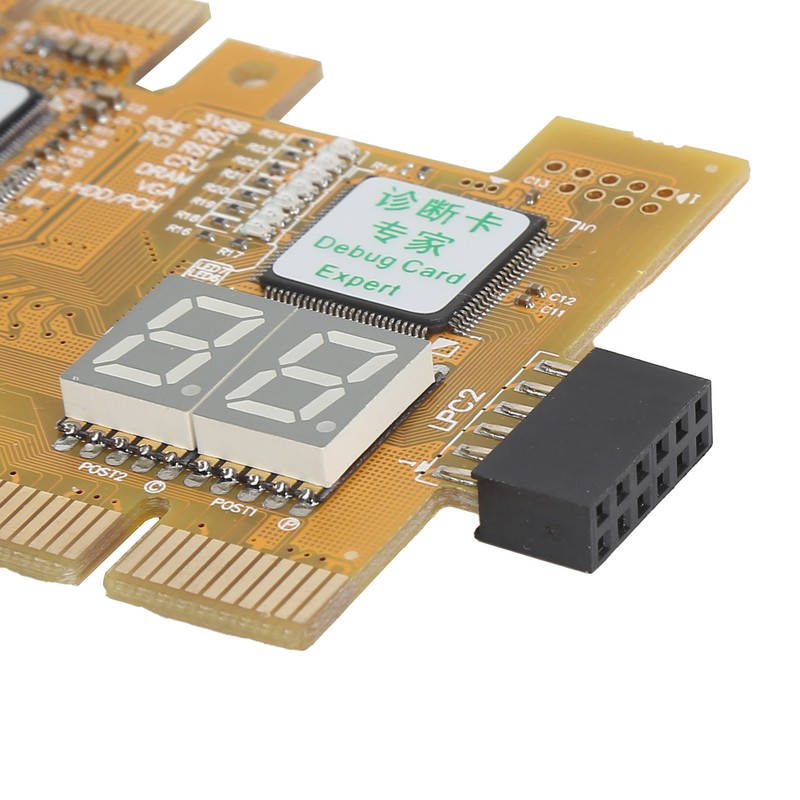 Desktop Diagnostic Card PCI PCIE 2LPC 4in1 Analyzer Motherboard 2Bit