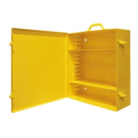 Durham 534AV-50 Wall Mount Spill Control Box, Yellow