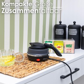 Travel Kettle Small 0.5 Litre Kettle Foldable Mini Kettle Portable Mini Kettle Foldable Travel Kettle Compact Mobile Camping Kettle 750 Watt