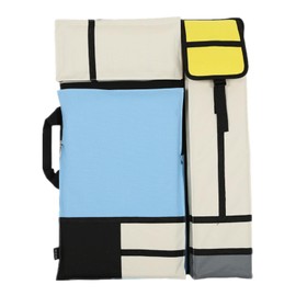 Drawing Bag A2 A3 Transport Bag Children Adult Drawing Board Backpack Waterproof Drawing Folders Artist Painting Carry Bag Outdoor Portfolio Drawing Plates Shoulder Bag for Sketching, blue,