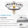 Loimon Sink Strainer Plug, 79mm 304 Stainless Steel Thickened Drain